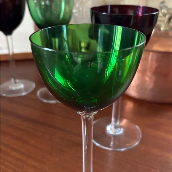 Baccarat 'Perfection' Rhine Wine Crystal Glasses . RARE - Picture 3 of 4